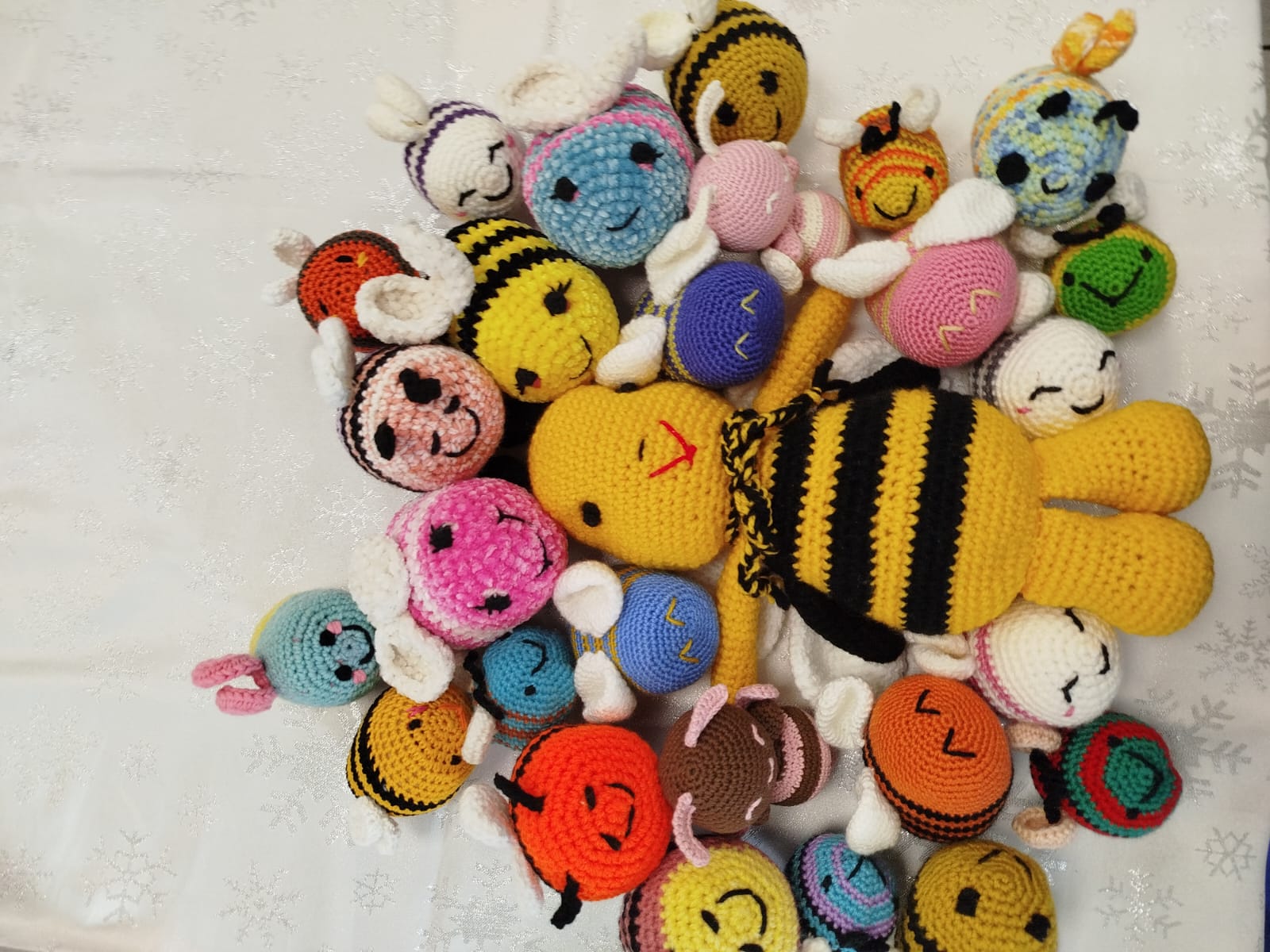Toute la collection d'abeilles réunie